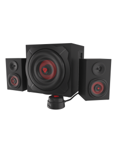 GENESIS Helium 610BT conjunto de altavoces 60 W PC/ordenador portátil Negro, Rojo 2.1 canales De 2 vías 30 W Bluetooth