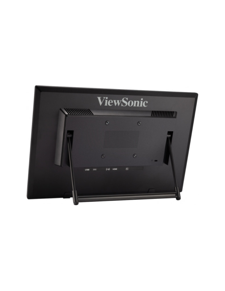 Viewsonic TD1630-3 pantalla para PC 39,6 cm (15.6") 1366 x 768 Pixeles HD LCD Pantalla táctil Multi-usuario Negro