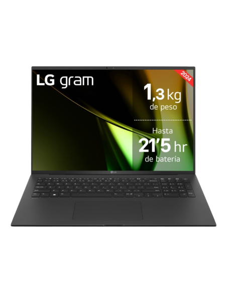 LG Gram 17Z90S Intel Core Ultra 7 155H Portátil 43,2 cm (17") WQXGA 16 GB LPDDR5-SDRAM 512 GB SSD Wi-Fi 6E (802.11ax) Windows 11