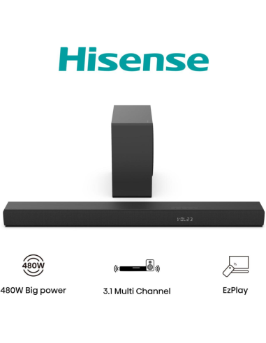 Hisense HS3100 Negro 3.1 canales 480 W