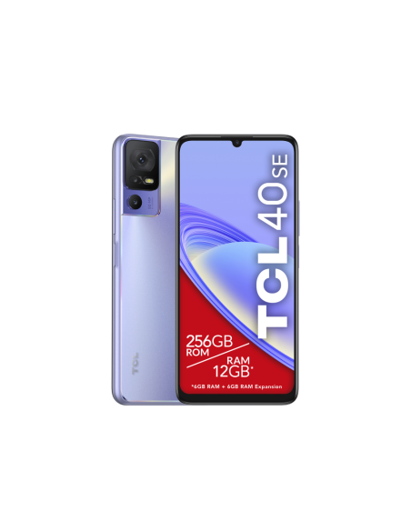 TCL 40 SE 17,1 cm (6.75") SIM doble Android 13 4G USB Tipo C 6 GB 256 GB 5010 mAh Púrpura