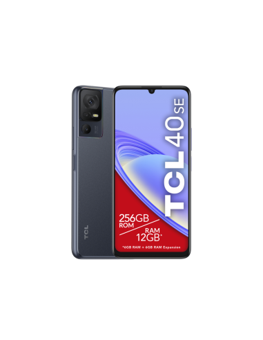 TCL 40 SE 17,1 cm (6.75") SIM doble Android 13 4G USB Tipo C 6 GB 256 GB 5010 mAh Gris