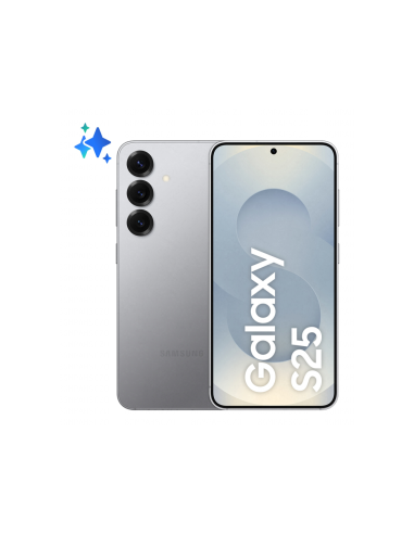 Samsung Galaxy S25 15,8 cm (6.2") SIM doble Android 15 5G USB Tipo C 12 GB 256 GB 4000 mAh Plata