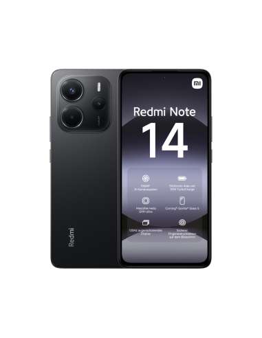 Xiaomi Redmi Note 14 16,9 cm (6.67") Ranura híbrida Dual SIM 4G USB Tipo C 6 GB 128 GB 5500 mAh Negro