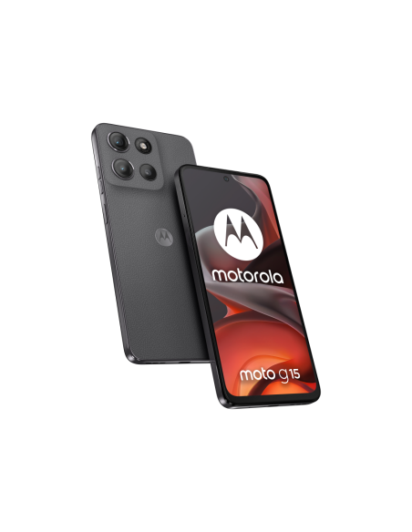 Motorola moto g15 17,1 cm (6.72") SIM doble Android 15 4G USB Tipo C 8 GB 512 GB 5200 mAh Gris