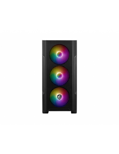 MSI MAG Forge M100A Micro Torre Negro, Transparente