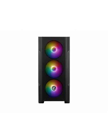 MSI MAG Forge M100A Micro Torre Negro, Transparente