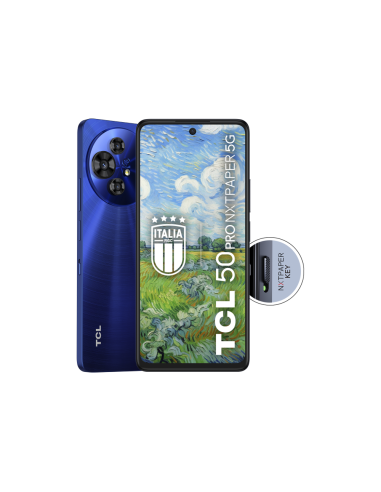 TCL 50 Pro NXTPAPER 5G 17,3 cm (6.8") SIM doble Android 14 USB Tipo C 8 GB 512 GB 5010 mAh Azul