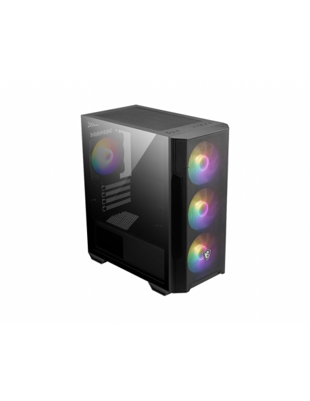 MSI MAG Forge M100R Midi Tower Negro, Transparente