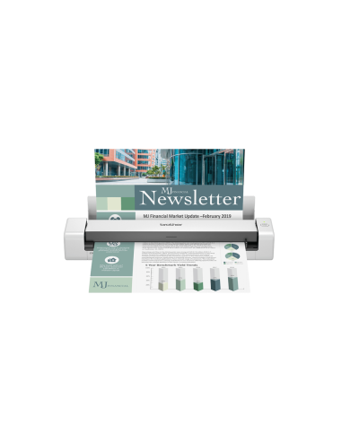 Brother DS-740D escaner Escáner alimentado con hojas 600 x 600 DPI A4 Negro, Blanco