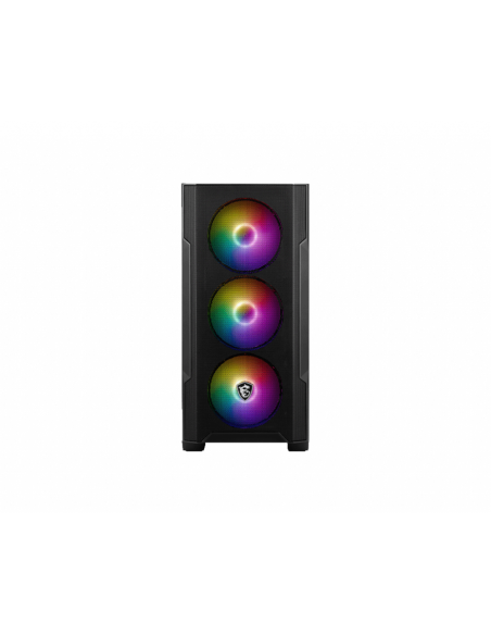 MSI MAG Forge M100R Midi Tower Negro, Transparente