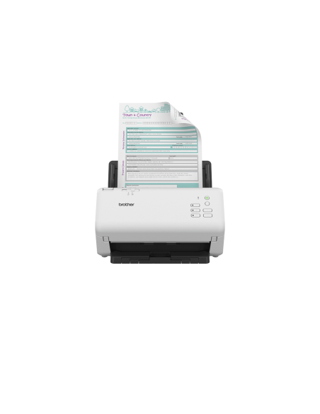Brother ADS-4300N escaner Escáner con alimentador automático de documentos (ADF) 600 x 600 DPI A4 Negro, Blanco
