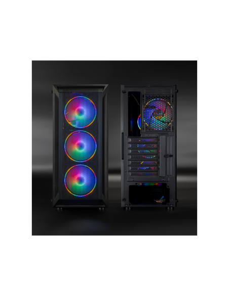 TooQ Caja Semitorre Gaming Ragnärok, Negra