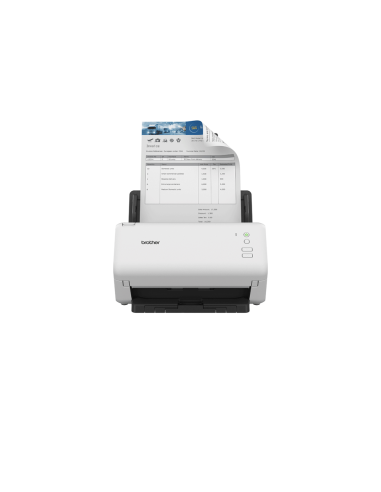 Brother ADS-4100 escaner Escáner con alimentador automático de documentos (ADF) 600 x 600 DPI A4 Negro, Blanco