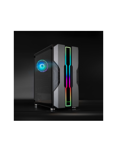 TooQ Caja Semitorre Gaming TQGCC103-B “NIGHTCITY” Negra
