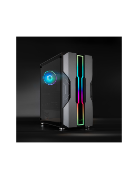 TooQ Caja Semitorre Gaming TQGCC103-B “NIGHTCITY” Negra