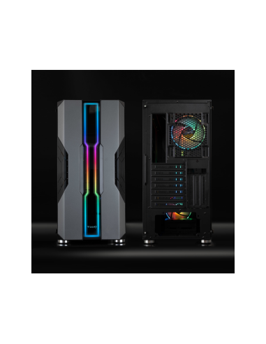 TooQ Caja Semitorre Gaming TQGCC103-B “NIGHTCITY” Negra