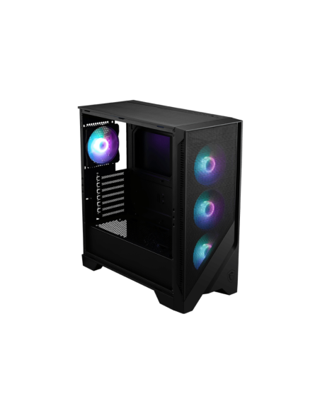 MSI MAG Forge 320R AIRFLOW Micro Torre Negro, Transparente