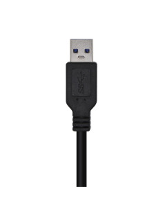 AISENS Cable USB 3.0, Tipo A/M-A/M, Negro, 2.0m 2