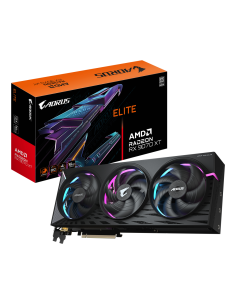 GIGABYTE AORUS Radeon RX 9070 XT ELITE 16G Tarjeta Gráfica - 16GB GDDR6, 256 bits, PCI-E 5.0, 3100 MHz Frecuencia Base, 2 x Disp