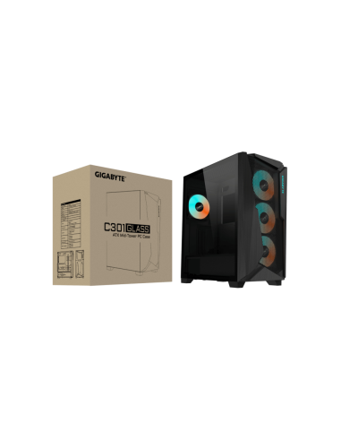 GIGABYTE C301 GLASS Midi Tower Negro