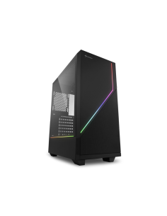 Sharkoon RGB FLOW Midi Tower Negro