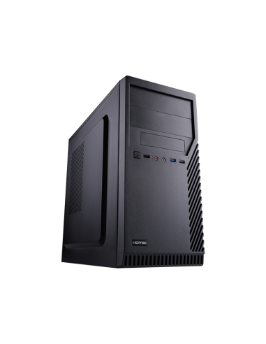 Hiditec CHA010012 carcasa de ordenador Micro Torre Negro