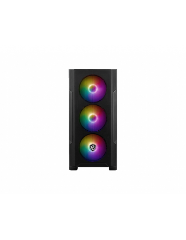 MSI MAG Forge M100R Midi Tower Negro, Transparente
