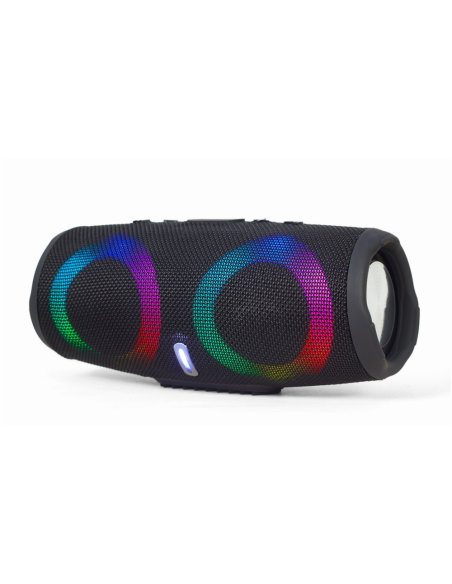 Gembird SPK-BT-LED-02 altavoz portátil o de fiesta Altavoz monofónico portátil Negro 10 W