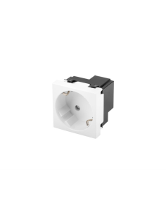 Lanberg AC-4545SW-F-W toma de corriente Tipo F Blanco