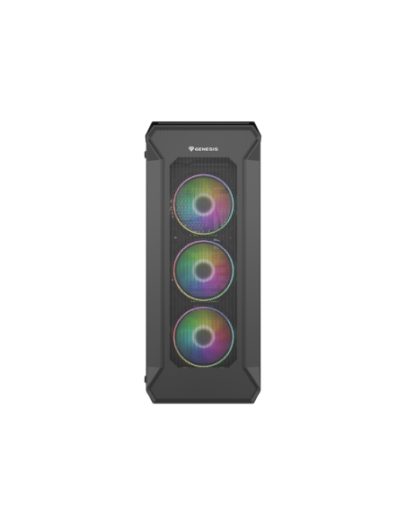 GENESIS Irid 505 ARGB Midi Tower Negro, Transparente