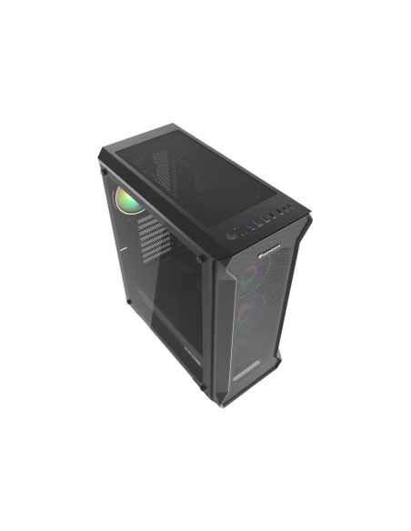 GENESIS Irid 505 ARGB Midi Tower Negro, Transparente