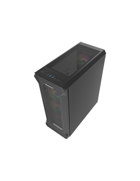 GENESIS Irid 505 ARGB Midi Tower Negro, Transparente