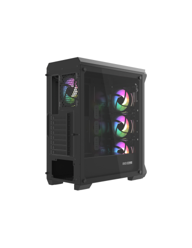 GENESIS Irid 505 ARGB Midi Tower Negro, Transparente