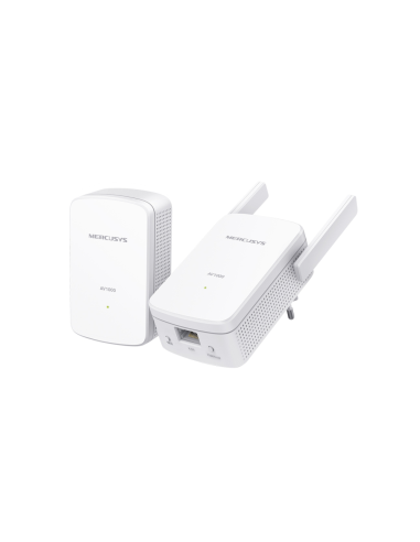 Mercusys MP510 KIT adaptador de red PowerLine 1000 Mbit/s Ethernet Wifi Blanco 2 pieza(s)