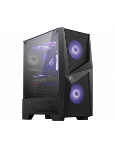 MSI MAG Forge 100M Midi Tower Negro, Transparente 2