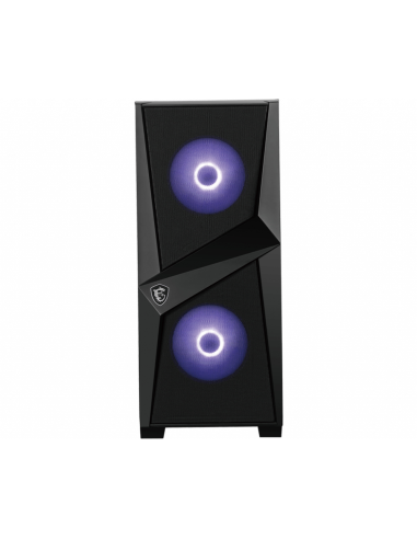 MSI MAG Forge 100M Midi Tower Negro, Transparente