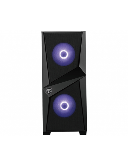 MSI MAG Forge 100M Midi Tower Negro, Transparente