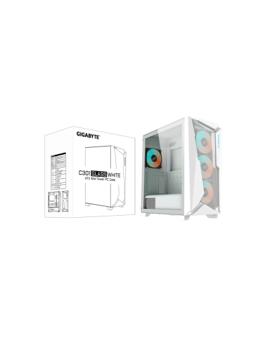 Gigabyte C301GW carcasa de ordenador Midi Tower Blanco