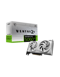 MSI VENTUS GEFORCE RTX 5060 TI 16G 2X OC WHITE PLUS tarjeta gráfica NVIDIA 16 GB GDDR7