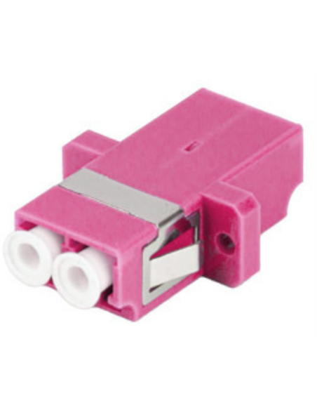 Lanberg FA-LCUP-MD41-0001-VT adaptador de fibra óptica LC 1 pieza(s) Púrpura, Blanco