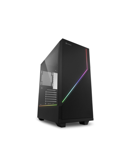 Sharkoon RGB FLOW Midi Tower Negro