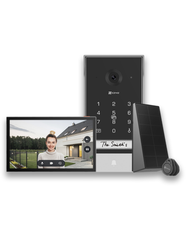 EZVIZ EP7 sistema de intercomunicación de video 17,8 cm (7") Negro, Plata