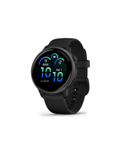 Garmin vívoactive 6 3,05 cm (1.2") AMOLED 42 mm Digital 390 x 390 Pixeles Pantalla táctil Negro Wifi GPS (satélite)