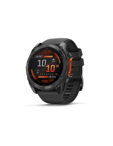 Garmin Fenix 8 3,56 cm (1.4") AMOLED 51 mm Digital 454 x 454 Pixeles Pantalla táctil Gris Wifi GPS (satélite)