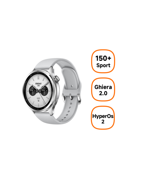 Xiaomi S4 3,63 cm (1.43") AMOLED 47.3 mm Digital 466 x 466 Pixeles Pantalla táctil Plata