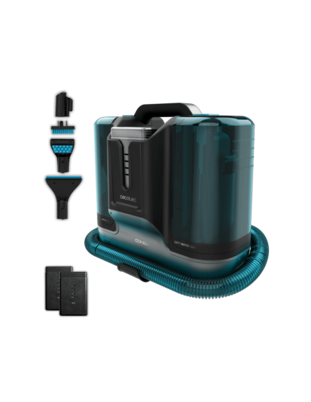 Cecotec 08666 máquina de limpieza de alfombras De mano Seca y húmeda Negro, Azul