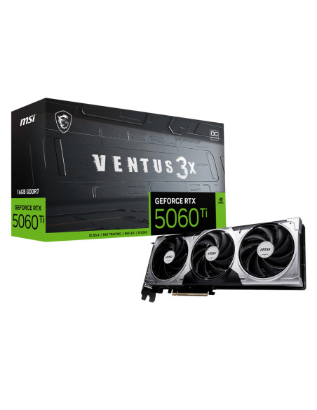 MSI VENTUS GeForce RTX 5060 TI 16G 3X OC NVIDIA 16 GB GDDR7