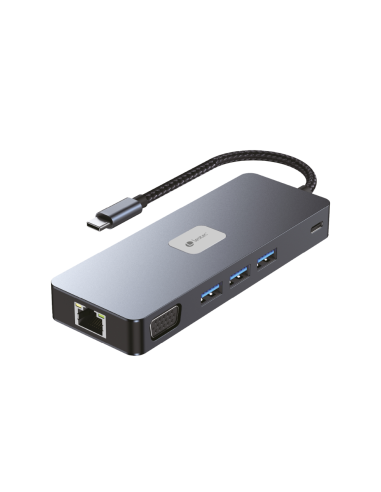 Leotec LEDS03 base para portátil y replicador de puertos Acoplamiento