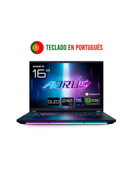 GIGABYTE AORUS MASTER 16 BYHC5PTE64SP ordenador portatil Intel Core Ultra 9 275HX Portátil 40,6 cm (16") WQXGA 32 GB DDR5-SDRAM 